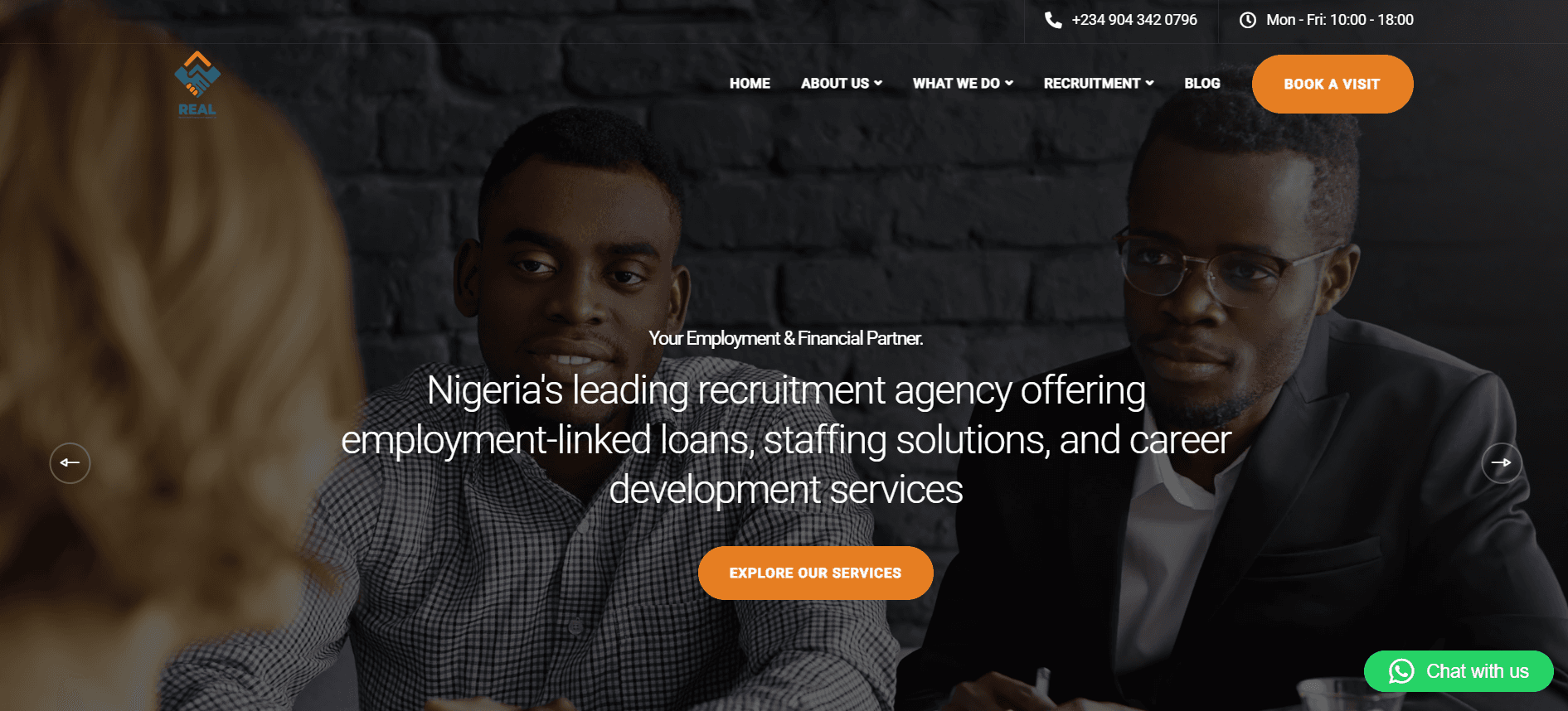 Loan & Recruitment Website